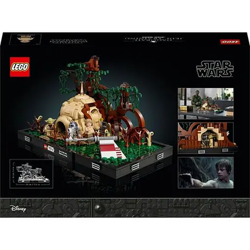 Уценка. Конструктор LEGO Star Wars Dagobah Обучение джедаев Диорама, 1000 деталей (75330) - фото 2