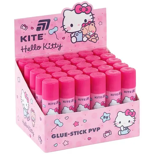 Набір Клей - олівець Kite PVP, 8 г з індикатором 30 шт. (HK26-130)  - фото 1