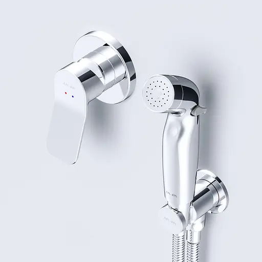 Набор гигиенического душа скрытого монтажа AM.PM X-Joy F40H85A00, Хром - фото 6