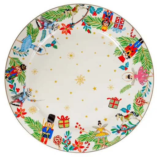Набір тарілок Lefard White Christmas 27 см (922-102)