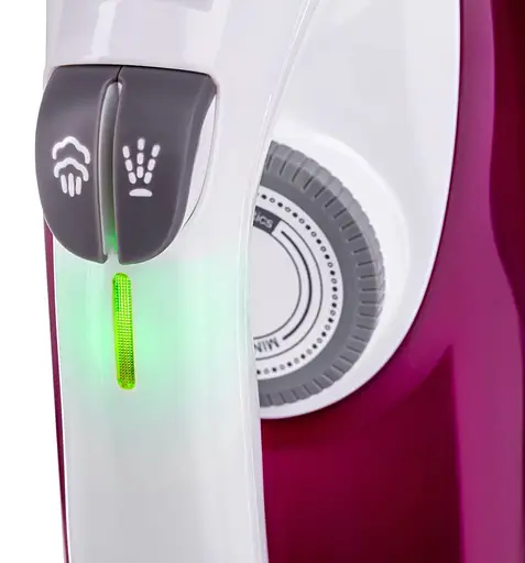 Гладильный паровой утюг ARDESTO IR-C2230-BUR с керамическим покрытием подошвы 30мл 2200Вт Розовый/Белый - фото 4