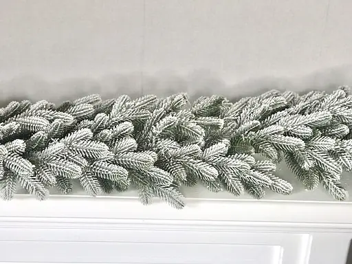 Гирлянда хвойная Hvoya Traditional пышная литая заснеженная 1.2 м - фото 2