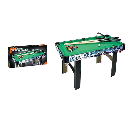 Набор для бильярда, 73x39.5x61.5 см, шары, 2 кия, треугольник