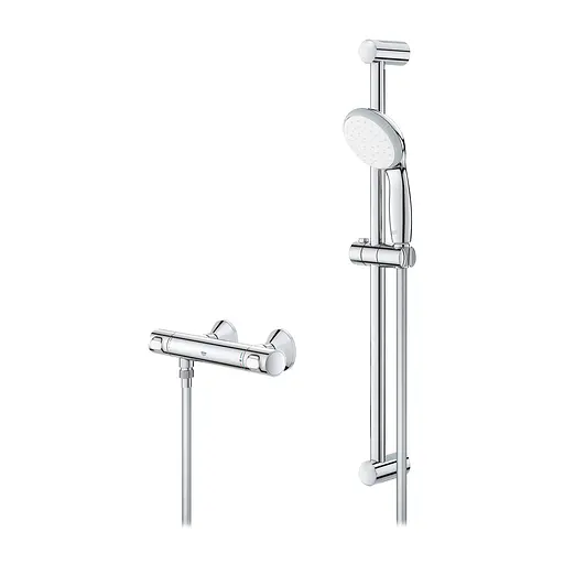 Набор смесителей 2 в 1 для ванной комнаты Grohe QuickFix Start S-Size 34841551TS Хром - фото 6