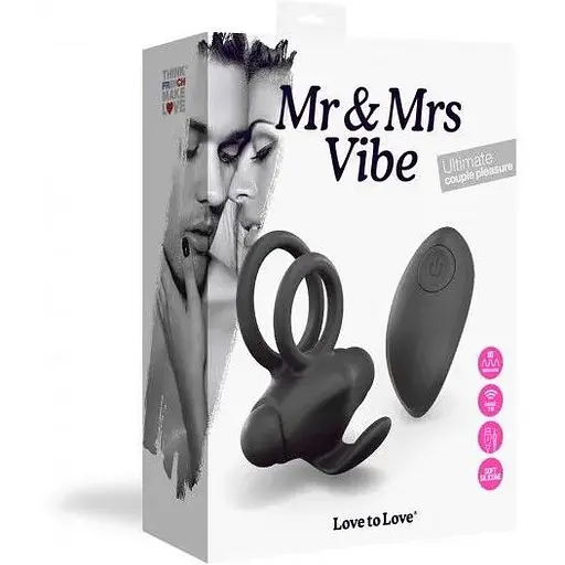 Эрекционное виброкольцо Love To Love Mr & Mrs Vibe - фото 4