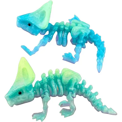 3D Іграшка Динозавр Трицераптор, 13 см, рухливий