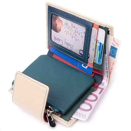 Кожаный женский кошелек ST Leather 9х12х1.5 см acs0028363 - фото 4