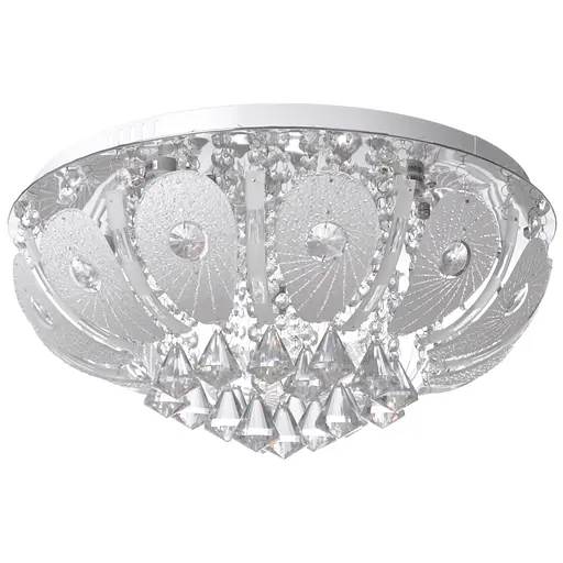 Люстра Brille потолочная торт с пультом LED E14 60W RGB WH (BCL-650S/5)