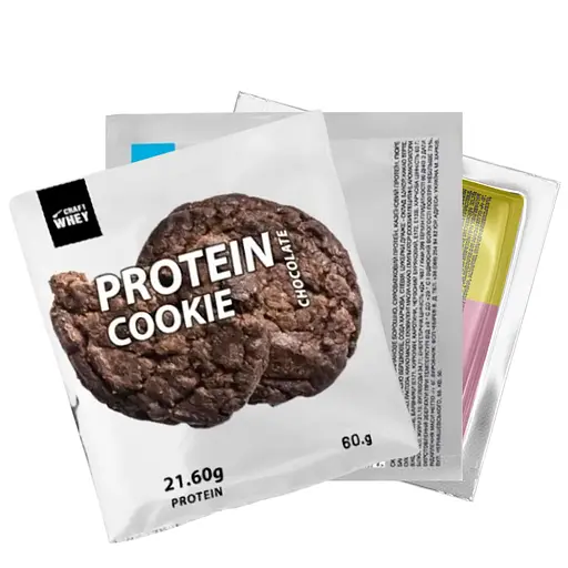 Набір печива протеїнового Craft Whey: Chocolate + Candy + Mango 180 г (3 шт.  х  60 г)
