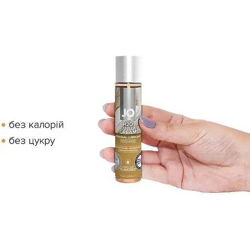 Змазка на водній основі System JO H2O - Vanilla Cream (30 мл) - фото 2