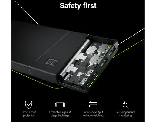 Павербанк Green Cell із швидкою зарядкою PowerPlay 10S 10000 мАг 18 Вт - фото 5