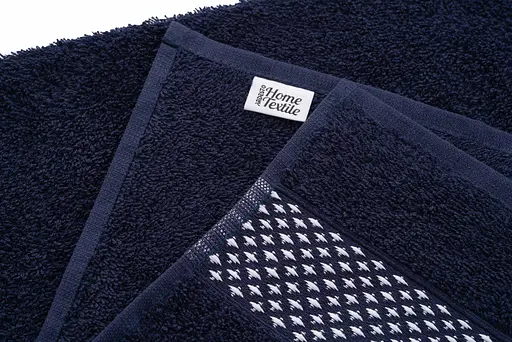 Набір рушників махрових Ardesto Holiday 50х90 см 4 шт. 100% бавовна синій сріблястий (ART2550IS)  - фото 8