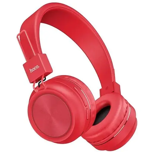 Навушники Bluetooth Hoco W25 Promise wireless headphones microSD Red (2072304708)
