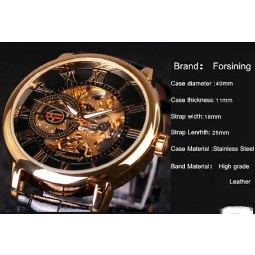 Мужские классические часы Forsining Rich - фото 9