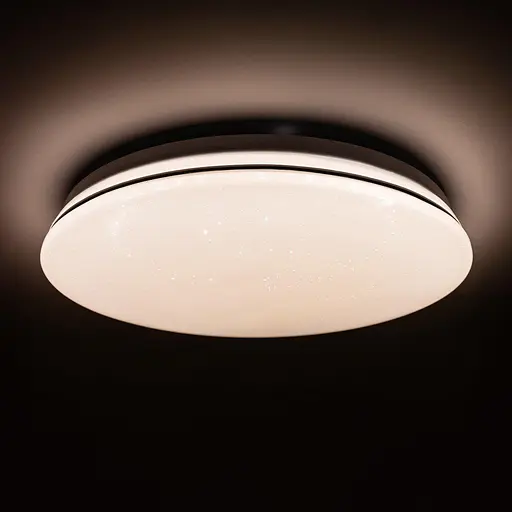 Стельовий світильник SIMPLE зоряне небо 36W 375*60мм 4000К 2900Lm без пульта 1срібло - фото 3