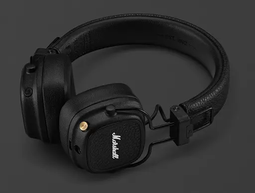 Навушники з мікрофоном Marshall Major V Black (1006832) - фото 4