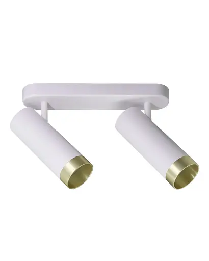 Світильник поворотний, спот Goldlux 325914 Fado GU10 2x10W IP20 Білий - фото 1