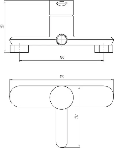 Смеситель для душа Topaz Corsica TC 16701-H48 Хром - фото 5