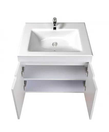 Тумба Мойдодир Смарт 70 з умивальником Amalfi 70 Білий - фото 6