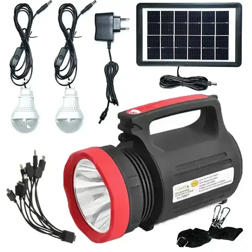 Ліхтар-станція Luxury YJ-1902T 22SMD 5W Powerbank solar 2 лампи 3 режими