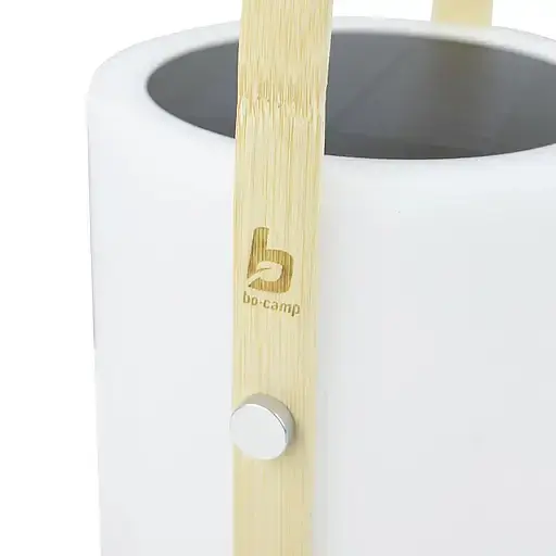 Ліхтар кемпінговий Bo-Camp Longford Solar 150 Lumen Bamboo/White (5818878) - фото 7