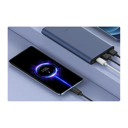 Зовнішній акумулятор Xiaomi павербанк Mi Power Bank 3, 10000mAh 22.5W Silver (BHR5078CN) - фото 5