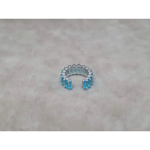 Срібна сережка-кафф на хелікс Umax. 70124U ГОЛ - фото 2