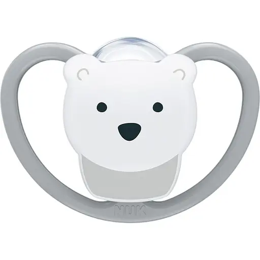 Пустышка Nuk Perfect Match Air силиконовая размер 3 18-36 мес. медведь (3954160) - фото 1