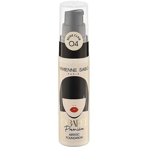 Тональный крем Vivienne Sabo Cabaret Premiere Artistic Foundation со сценическим эффектом тон 04 (Beige Clair) 25 мл - фото 1