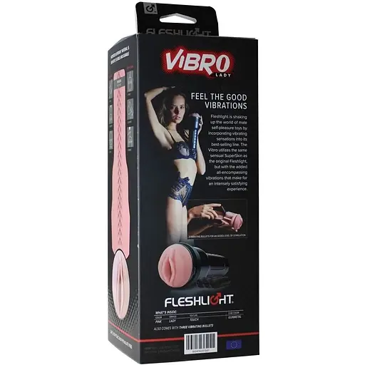 Мастурбатор с вибрацией Fleshlight Vibro Pink Lady Touch - фото 6