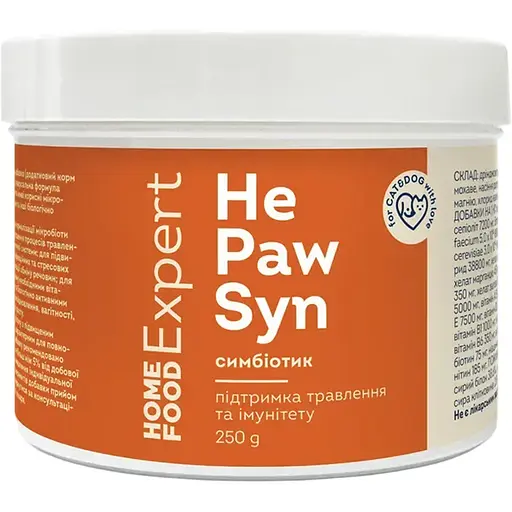 Симбиотик Home Food Expert HePawSyn для поддержания пищеварения и иммунитета 250 г