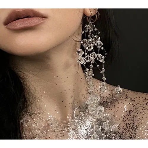 Сережки Крижинка - фото 1