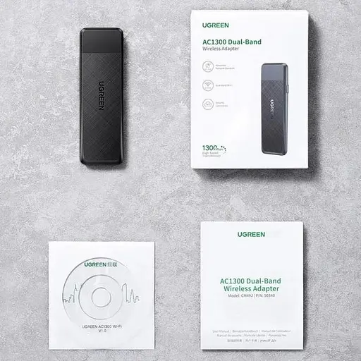 WI-FI - адаптер Ugreen CM492 Ac1300 Wireless Network Adapter UGR-50340 - фото 2
