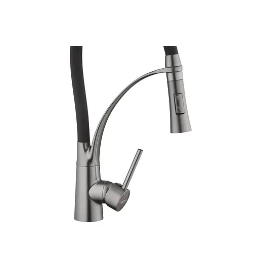 Змішувач для кухні Kroner KRP Ersel - GRP03393BLK Графіт - фото 6