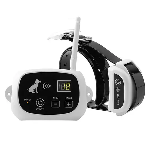 Бездротовий електронний паркан для собак Pet KD-661 з 1-м нашийником, білий (100370)