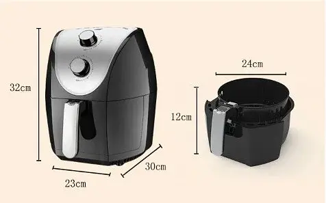 Мультипіч Sokany HB-8009 (Аерофритюрниця, Аерогриль, Запікання) - фото 3