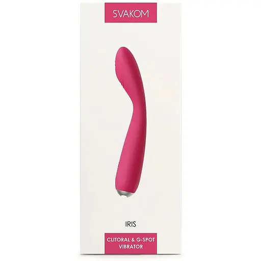 Вібратор для клітора та точки G Svakom Iris Plum Red - фото 8