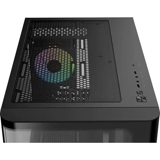 Корпус Ocypus IOTA C70 Curve ARGB Digital Black (IOTA-C70-BKD400CD-GL) - фото 4