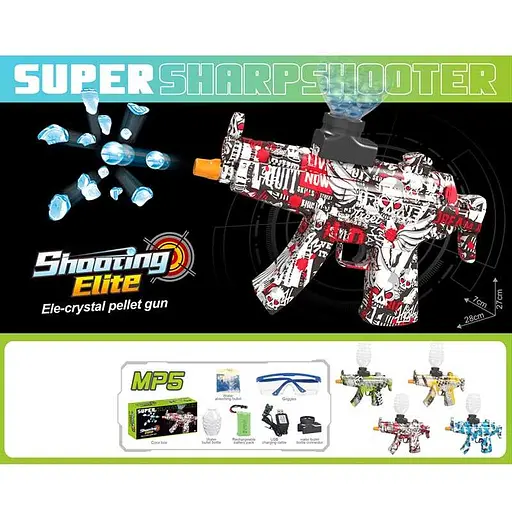 Автомат, аккумулятор 7.4V, 1000 орбизов, очки - фото 2