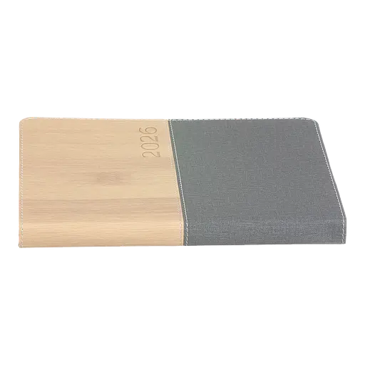 Щоденник датований Buromax Coral 2026 A5 штучна шкіра сірий (BM.21155-09) - фото 5