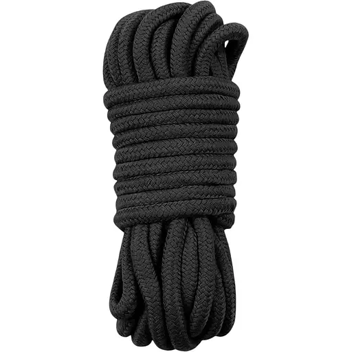 Мотузка для зв'язування Lovetoy Fetish Bondage Rope 10 м чорний
