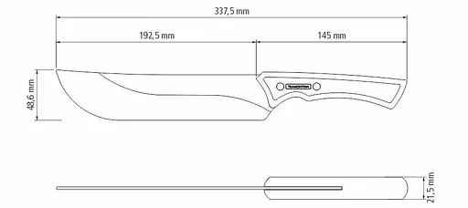 Нож для мяса Tramontina Churrasco Black, 203 мм (6710918) - фото 5