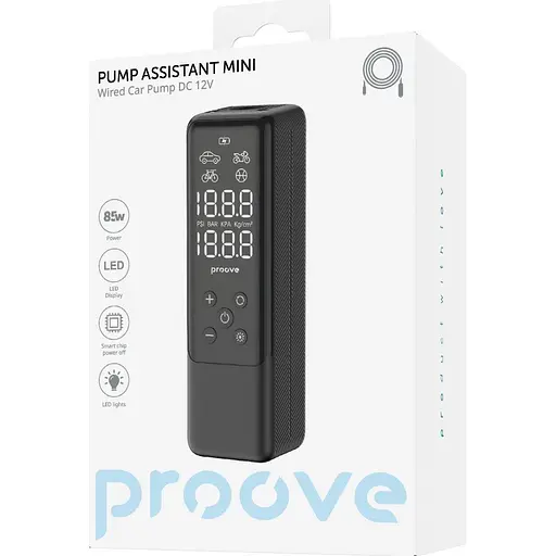 Автомобільний компресор Proove Pump Assistant Mini 85W (PPAM85010901) [142824] - фото 5