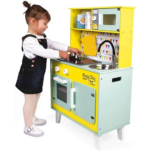 Уценка. Игровой набор Janod Кухня Счастливый день (J06564)