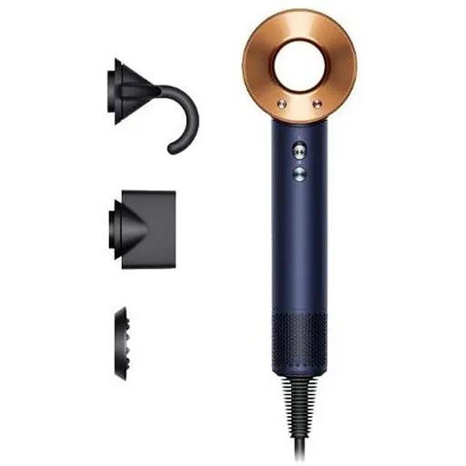 Фен Dyson HD07 Supersonic Straight+Wavy Prussian Blue/Rich Copper (113277-01) - фото 1