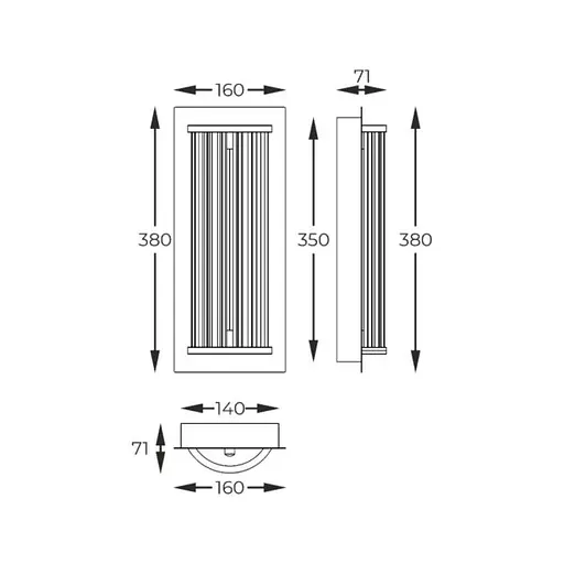 Настінний світильник CALLY MB3114-1-3GT Zuma Line - фото 4
