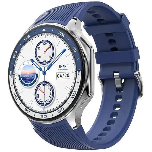 Умные часы NO.1 DT WATCH X с возможностью подключить наушники Серебристый - фото 1