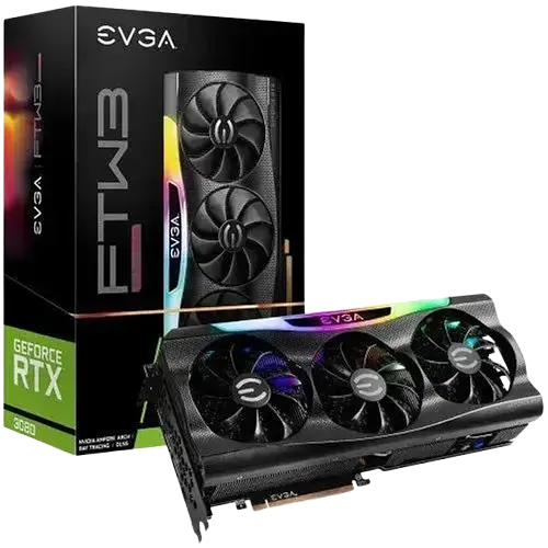 Видеокарта GeForce RTX 3080 10GB EVGA FTW3 Ultra Gaming (10G-P5-3897-KR) Б/У