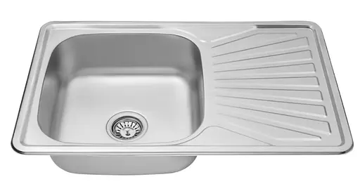 Кухонная мойка Kroner KRP Satin - 7848 (0,8 мм) (CV022789) - фото 3