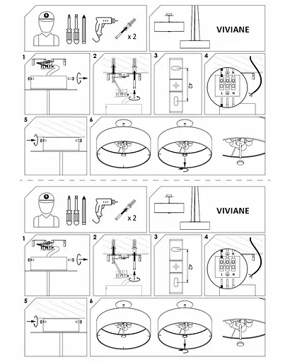 Підвісний світильник Nowodvorski 6774 VIVIANE - фото 3